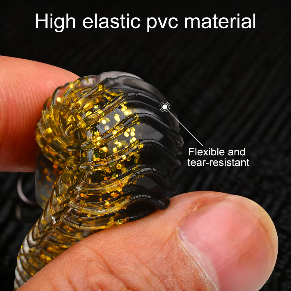 Sunflower Thread T‑Tail Soft Worm Lure DW6130 thumb 14