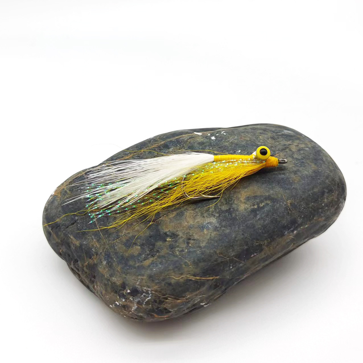Sunflower Crazy Charlie Minnow Streamer Fly Fishing Flies, Hand‑Tied Artificial Streamer Lure for Trout, Pike, Bass Freshwater & Saltwater Fly Fishing thumb 7