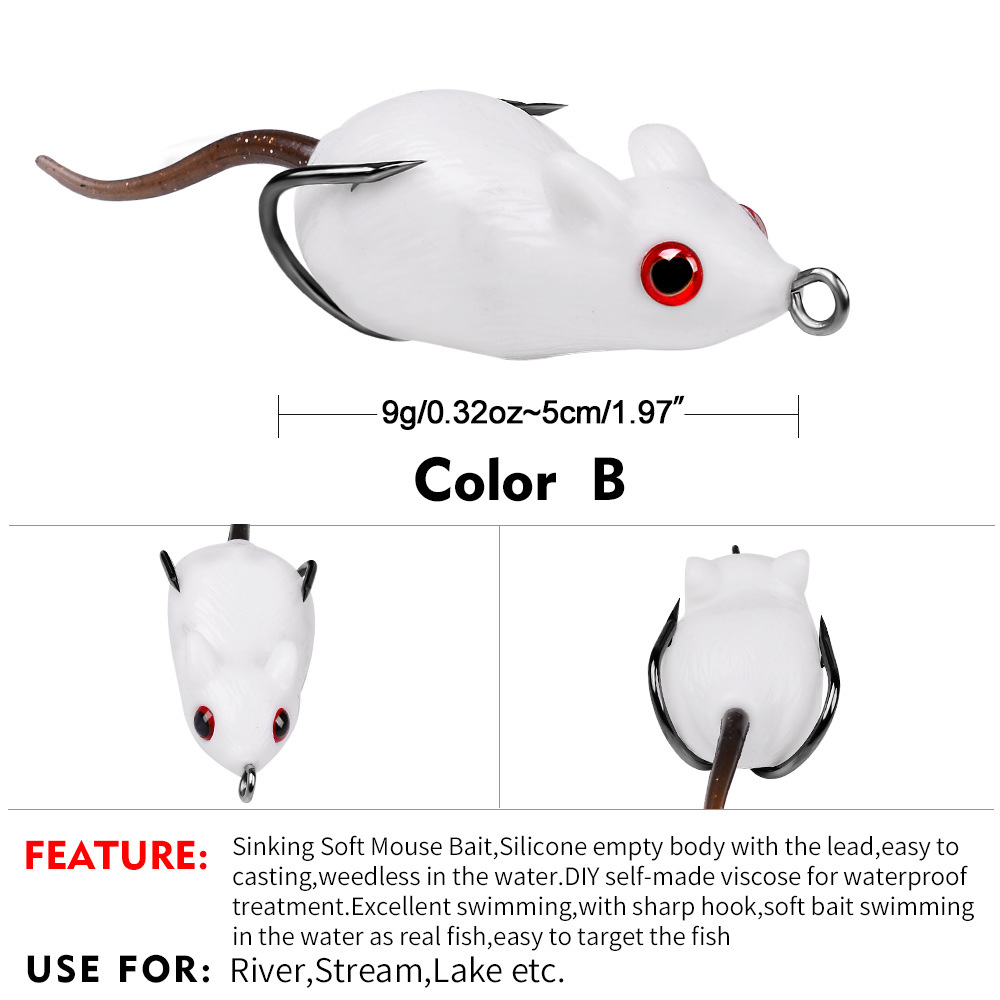 Sunflower Mouse Soft Fishing Lure FR034 thumb 6