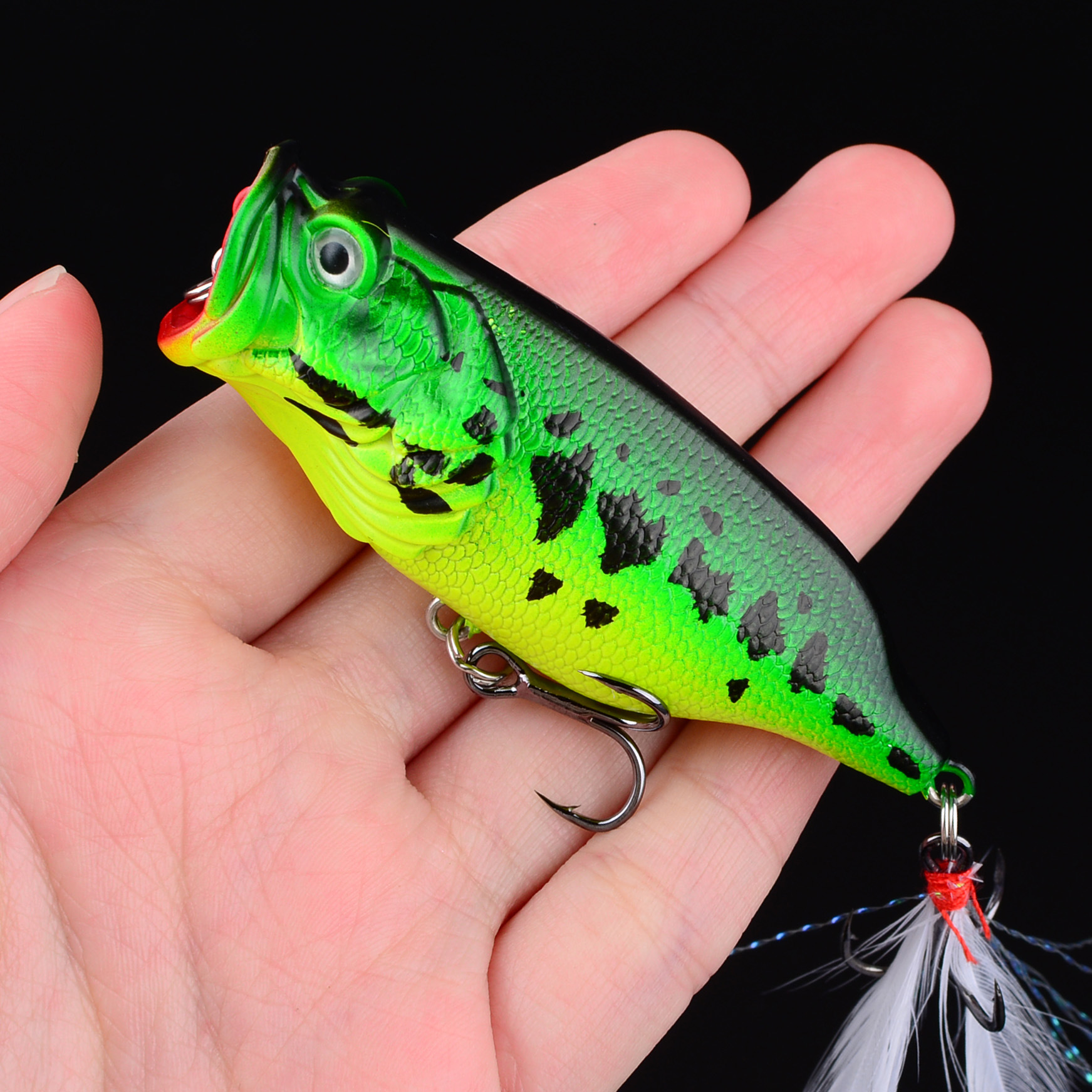 Sunflower Sinking Popper Fishing Lure Long Cast Topwater Hard Bait For Bass & Culter thumb 4