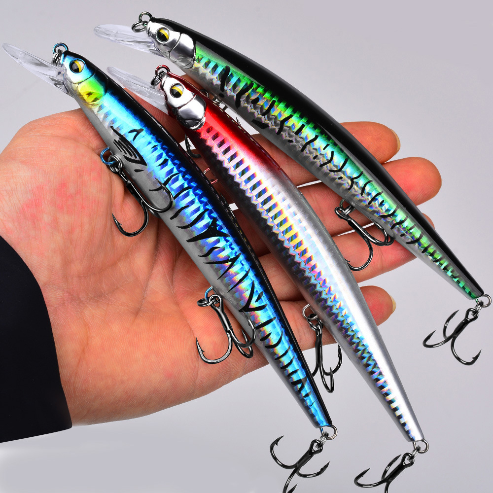 Long Cast Large Minnow Hard Fishing Lure thumb 11