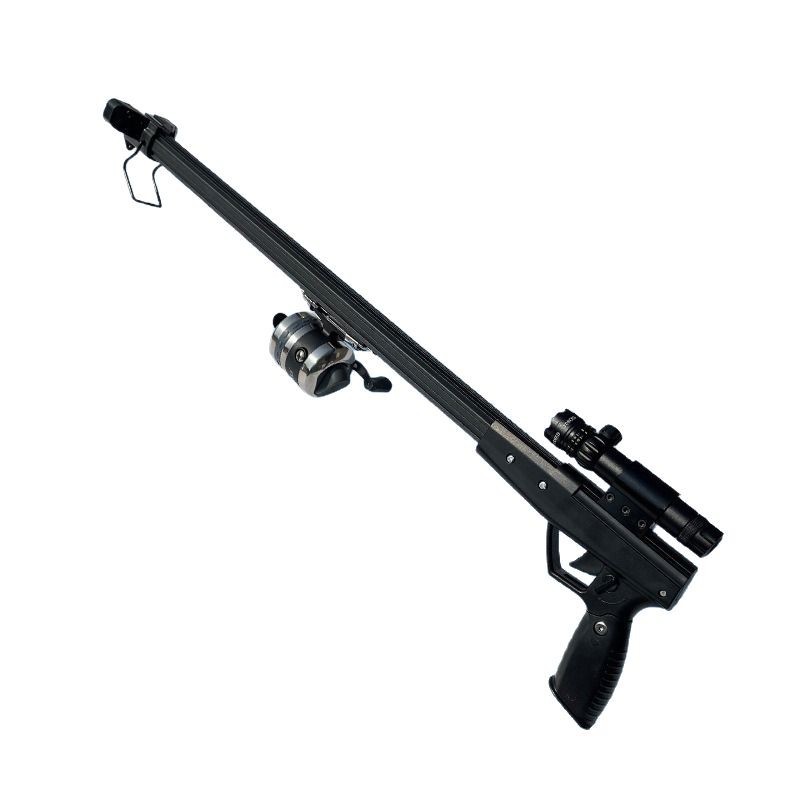 Sunflower Aluminum Fishing Spear Gun Kit, Slingshot Fish Gun With Reel & Laser Sight