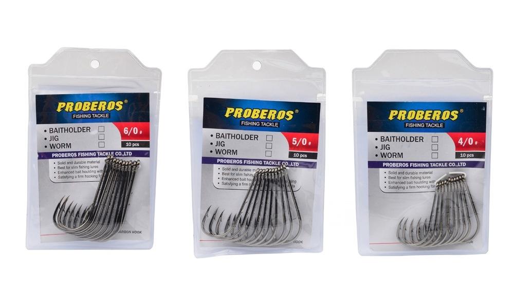 Sunflower 92247X Stainless Steel Barbed Single Fishing Hooks Sea Angling Hooks Sizes 1#-6# & 1/0#-6/0# thumb 18