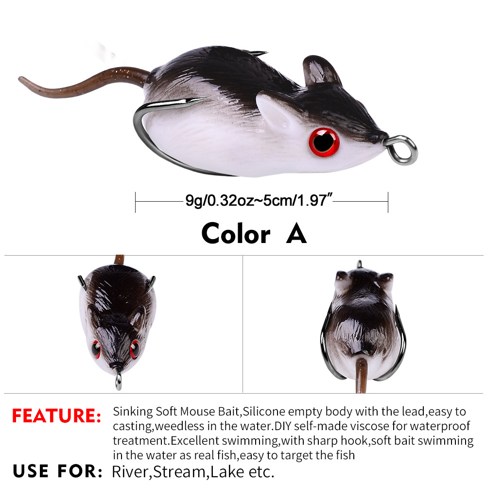 Sunflower Mouse Soft Fishing Lure FR034 thumb 5
