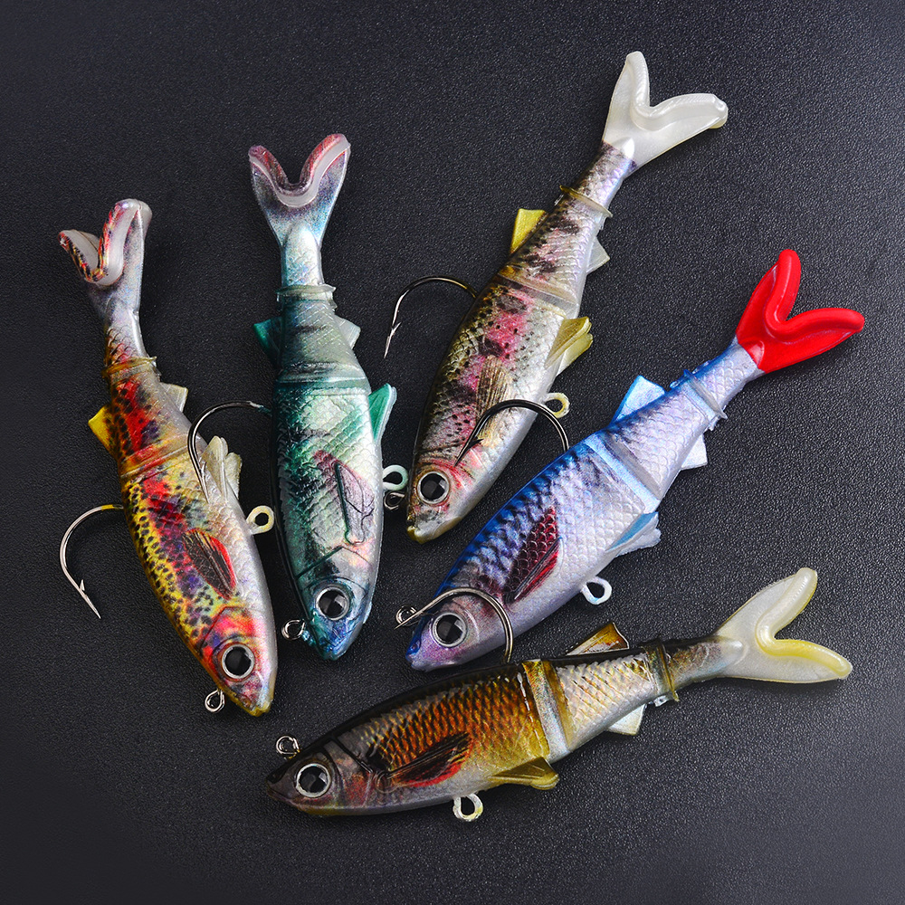 Sunflower Lead Head Soft Swimbait Lure DW6093 Single Hook thumb 16