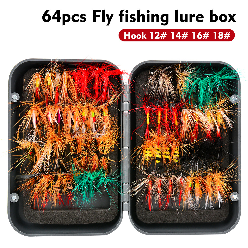 Sunflower Boxed Bionic Fly Fishing Flies Lures Micro Trout Ant Mosquito Insect Tackle thumb 16