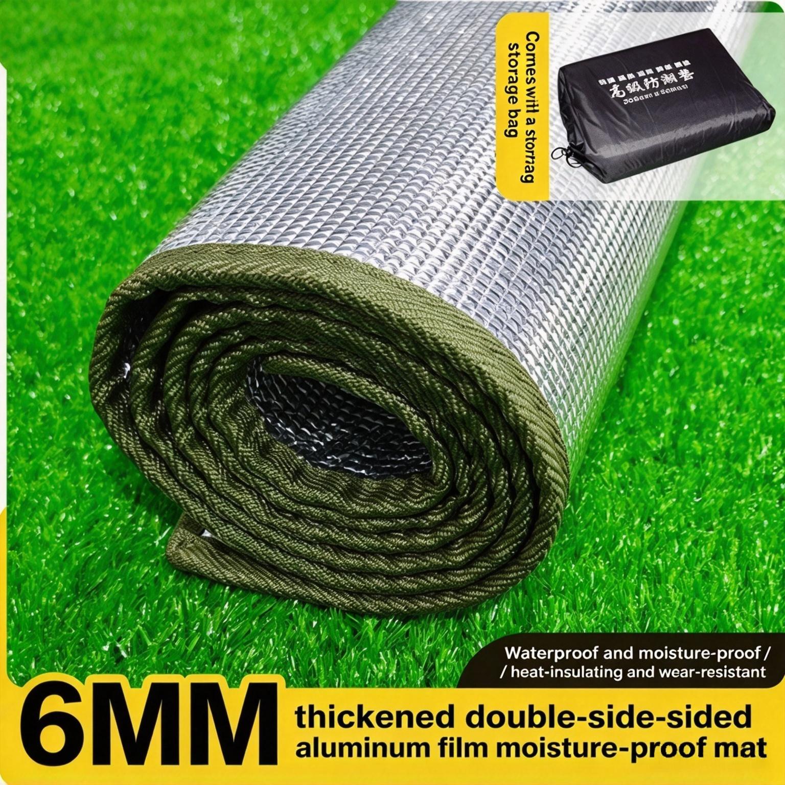 Sunflower 6MM Thick Double-sided Aluminum Foil Camping Mat Moisture Proof Pad thumb 4