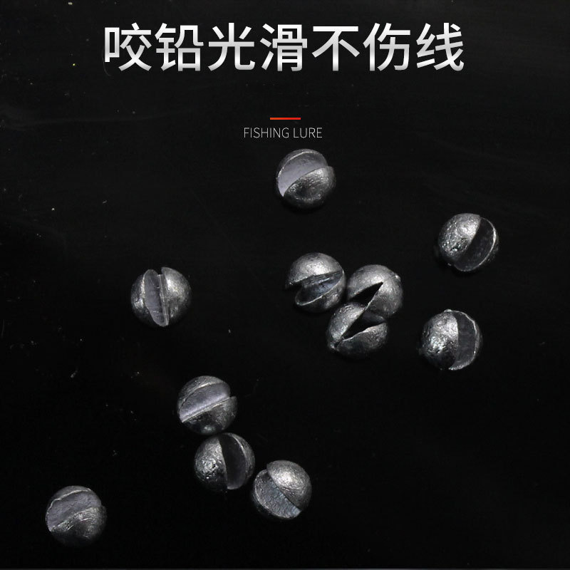 Sunflower Open Crimp Lead Sinkers Micro Fishing Split Shot Weights thumb 4