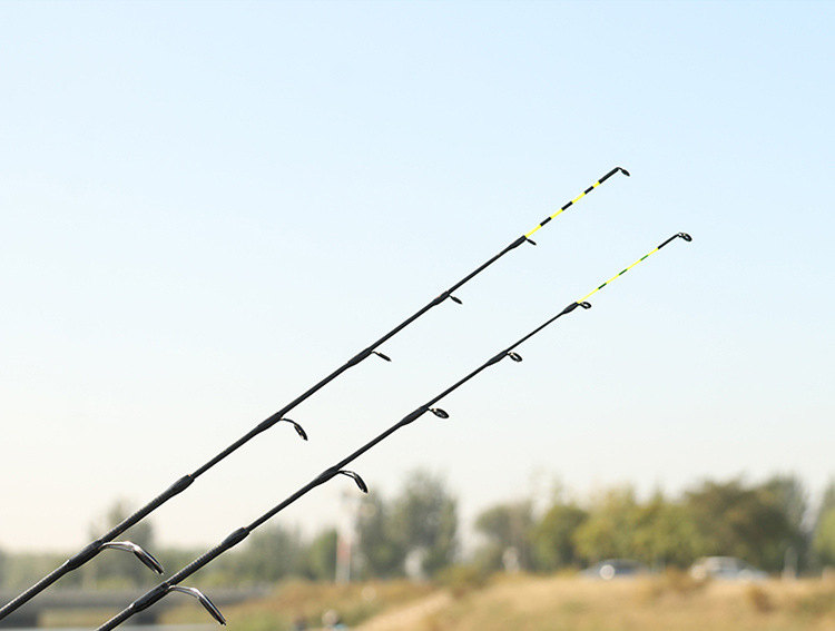 Sunflower Carbon Ice Fishing Rod 60cm, Double Tip Winter Ice Rod, 2 Sections Portable Short Lure Rod thumb 18