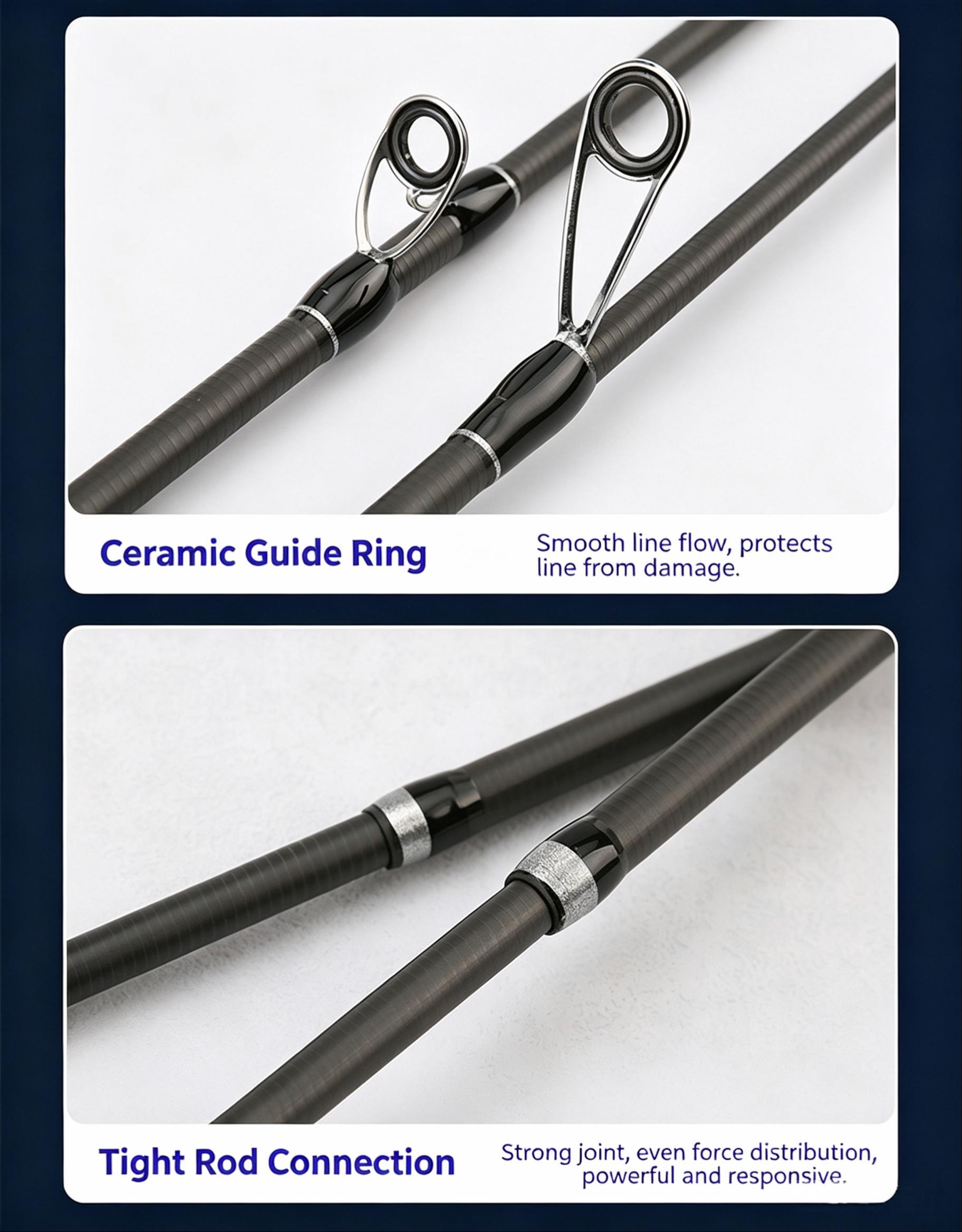 Sunflower Telescopic Ultralight Lure Fishing Rod, Carbon Portable Travel Rod thumb 10
