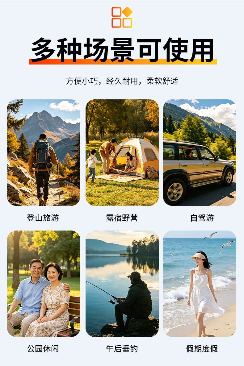 Sunflower XPE Double Sided Aluminum Film Camping Roll Mat, Waterproof Moisture Proof Tent Pad thumb 12