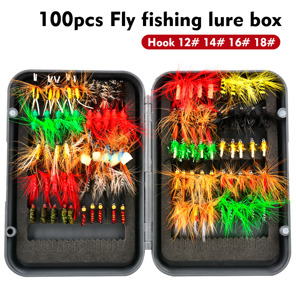 Sunflower Boxed Bionic Fly Fishing Flies Lures Micro Trout Ant Mosquito Insect Tackle thumb 13