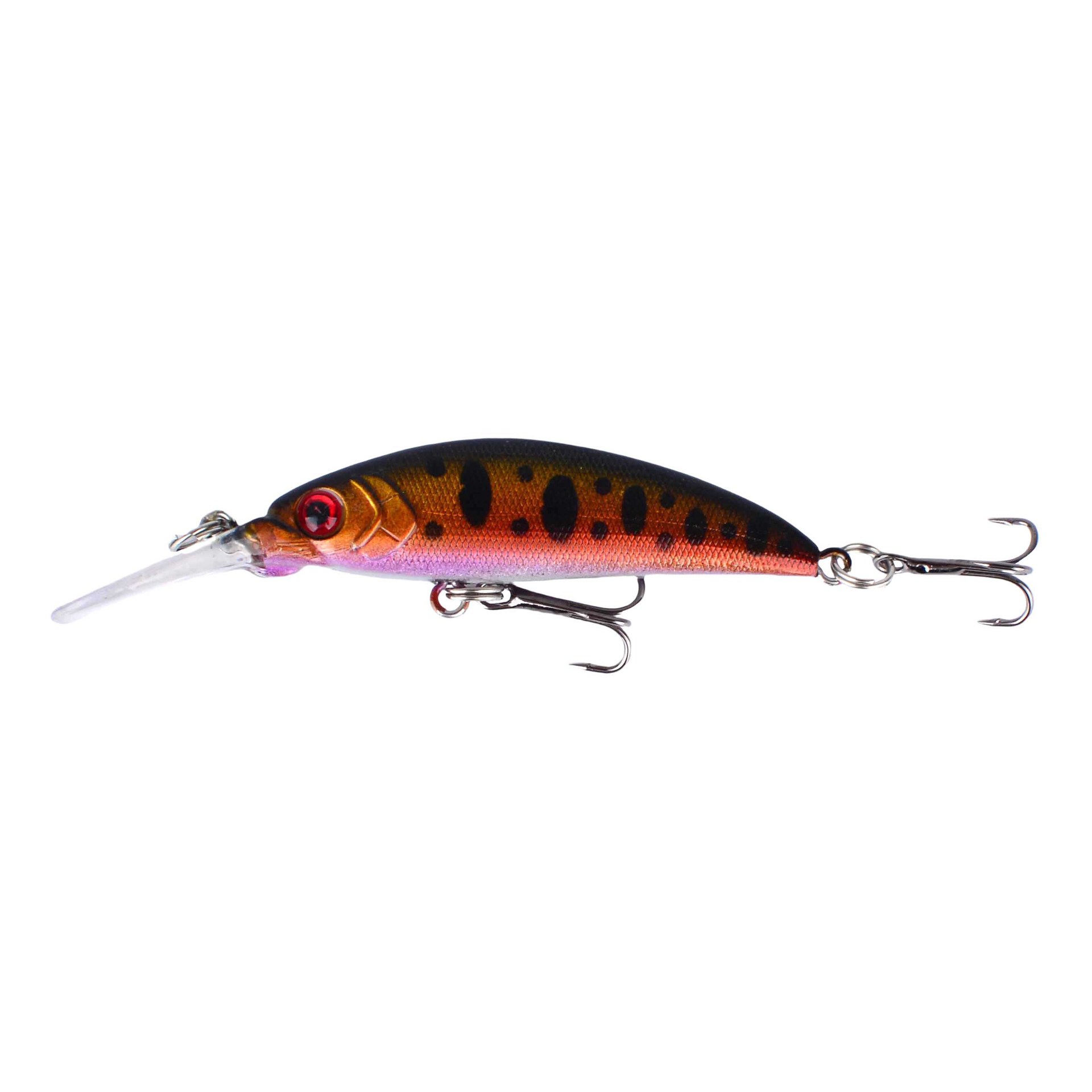 Sunflower Sinking Long Lip Minnow Lure 7.2cm 5.5g Hard Bait For Mandarin Fish, Culter, Bass thumb 5