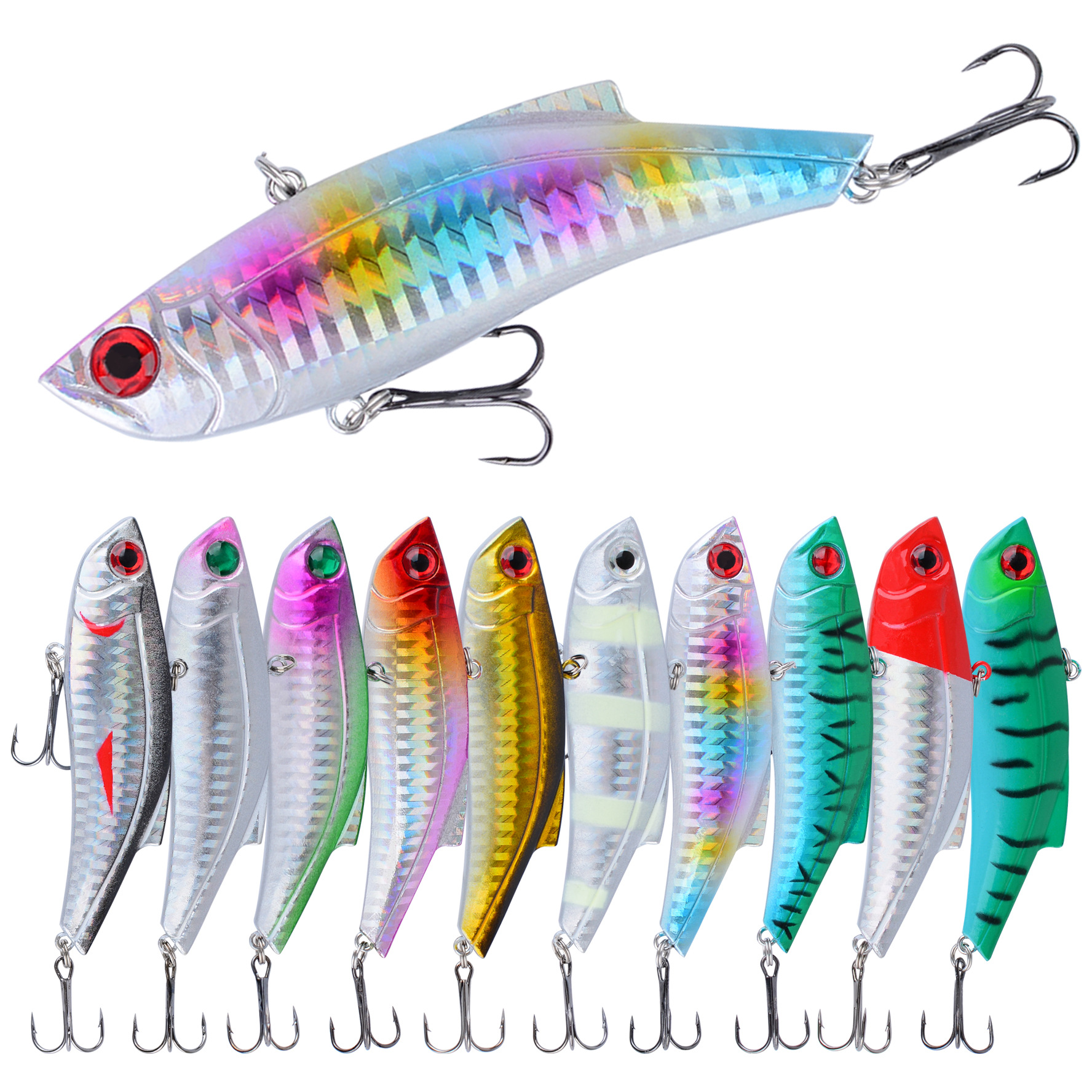 Sunflower Sinking VIB Fishing Lures 9CM 28G Long Cast Hard Artificial Bait For Predator Fish