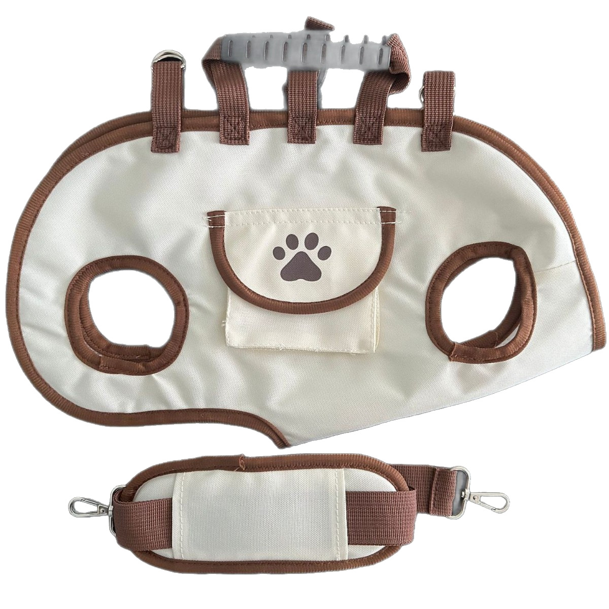 Sunflower Oxford Crossbody Pet Carrier Bag For Small Dogs & Cats