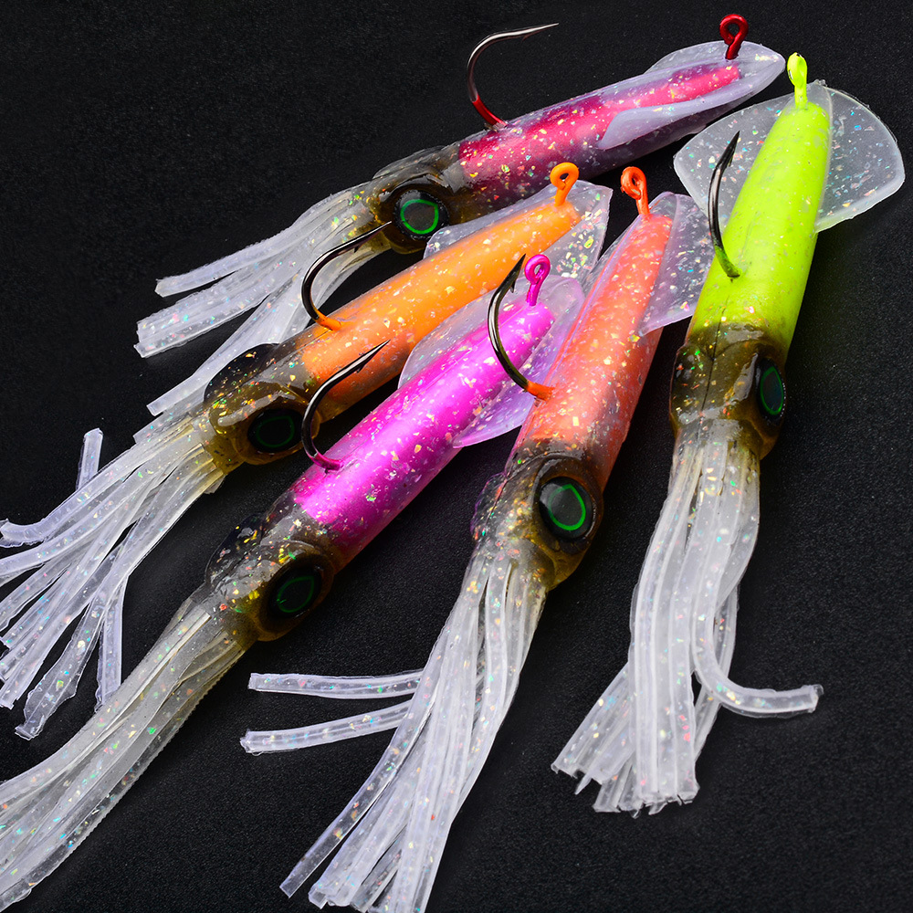 Sunflower Luminous UV Squid Soft Lure DW6127 thumb 15