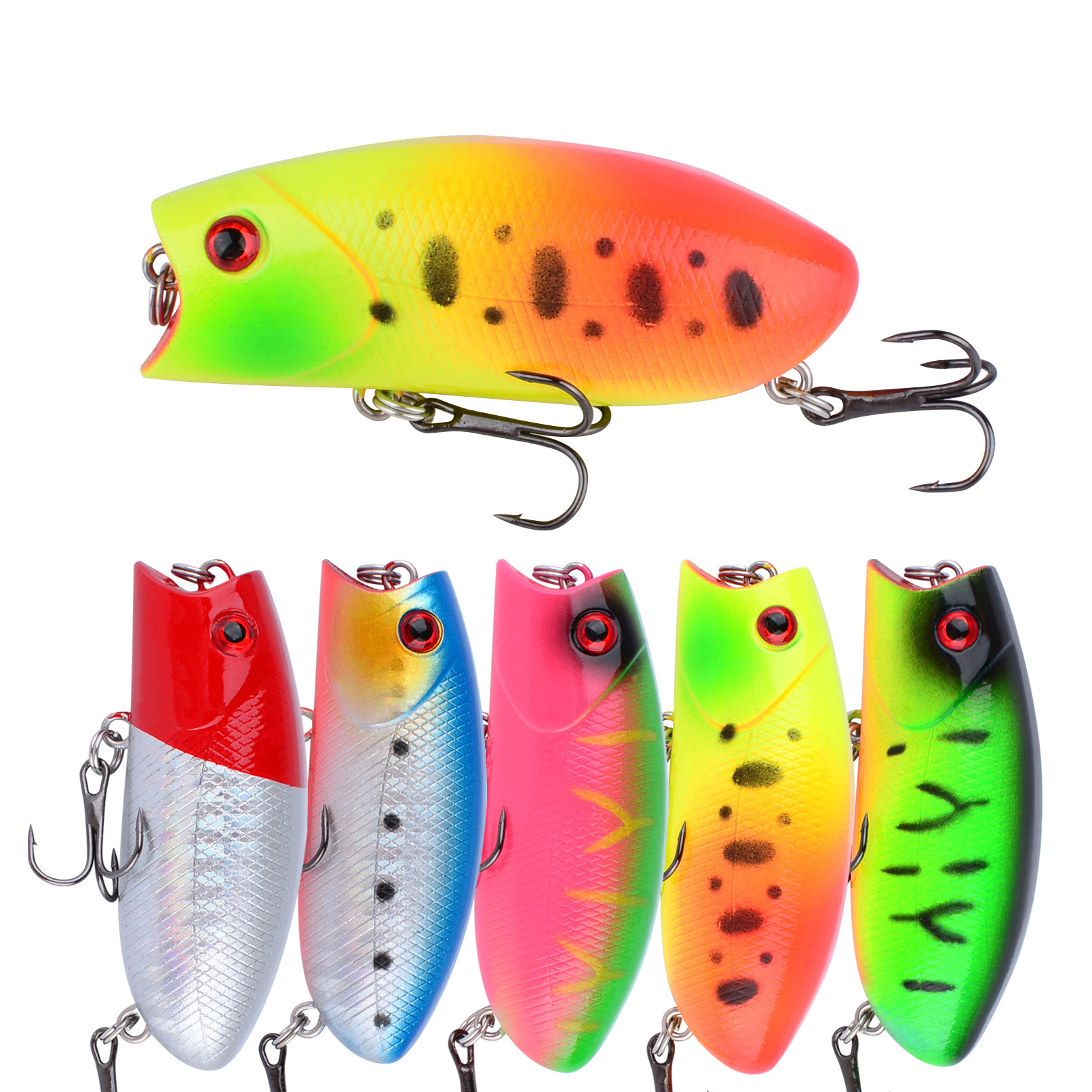 Sunflower Popper Topwater Fishing Lure 5.5cm/10.5g Fresh & Saltwater Hard Bait