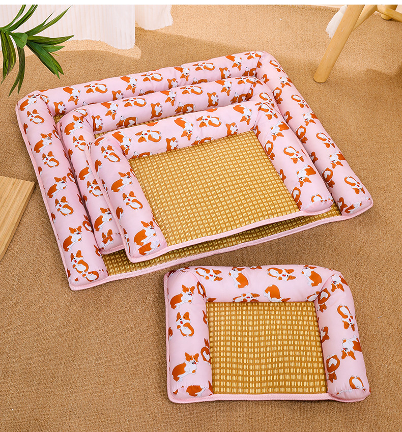 Summer Rattan Cooling Pet Bed thumb 2