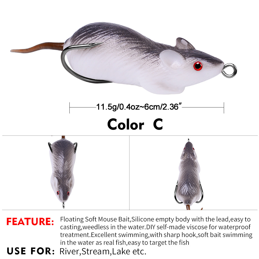 Topwater Mouse Soft Fishing Lure thumb 12
