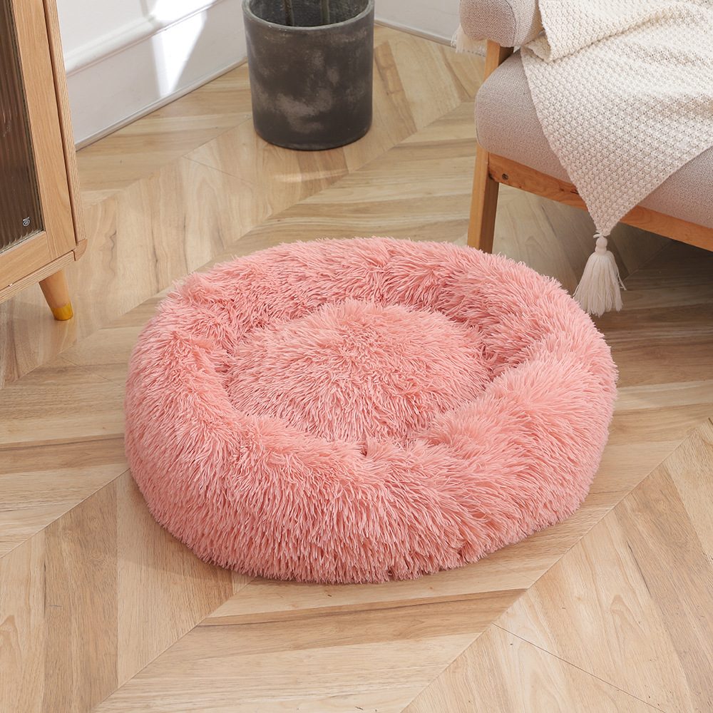 Fluffy Round Donut Pet Bed thumb 8