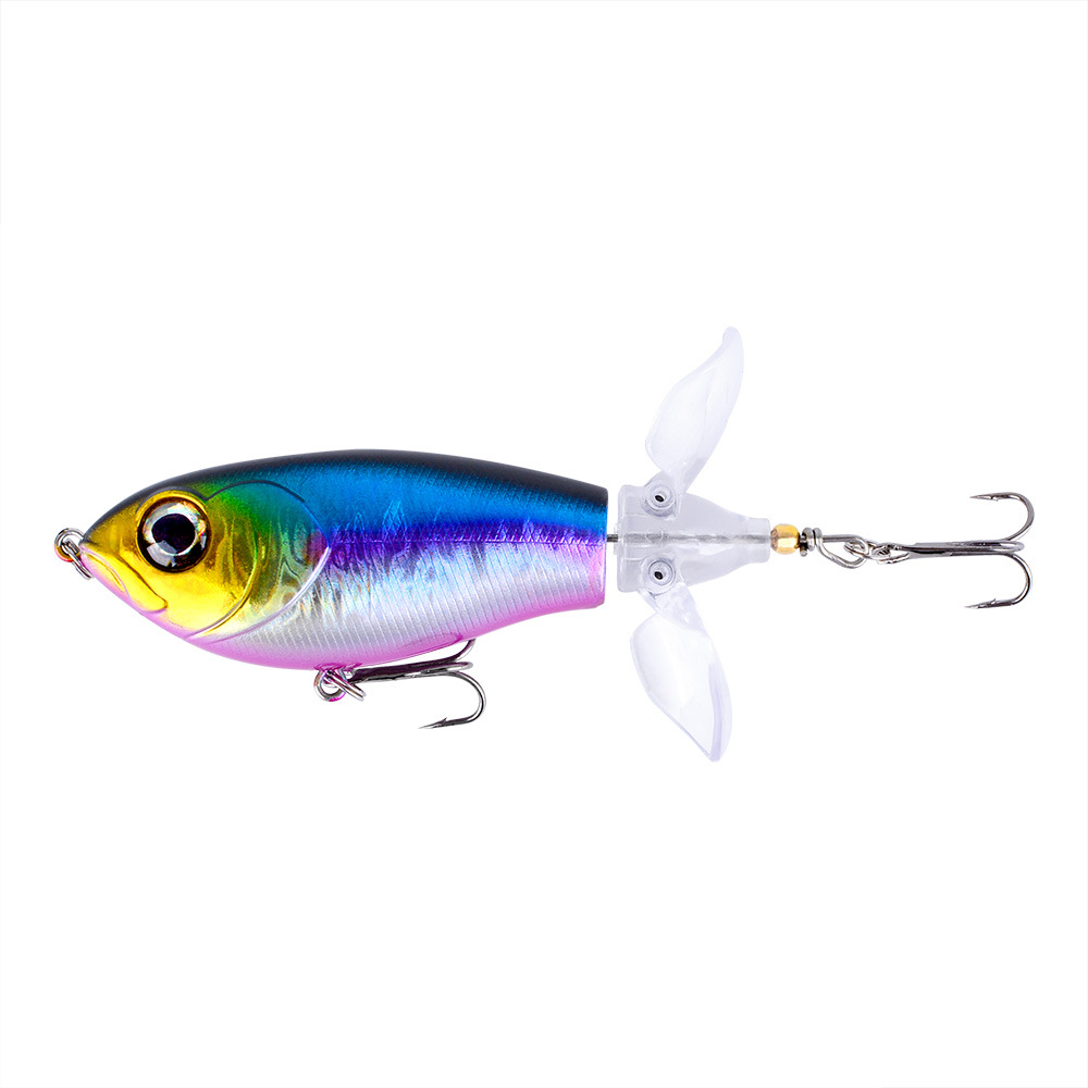 Sunflower Double Propeller Topwater Fishing Lure 9.5cm/19.2g Floating Bait thumb 9
