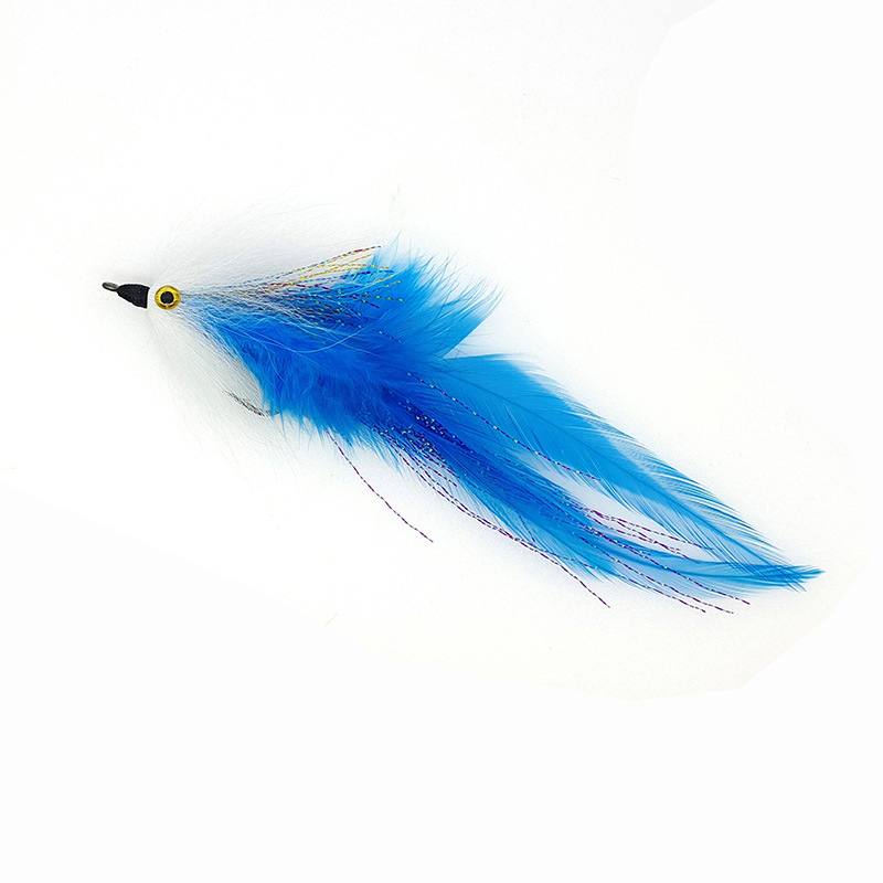 Sunflower Colorful Streamer Fly Fishing Flies, Artificial Streamer Fly Lure for Trout, Bass Freshwater Fly Fishing