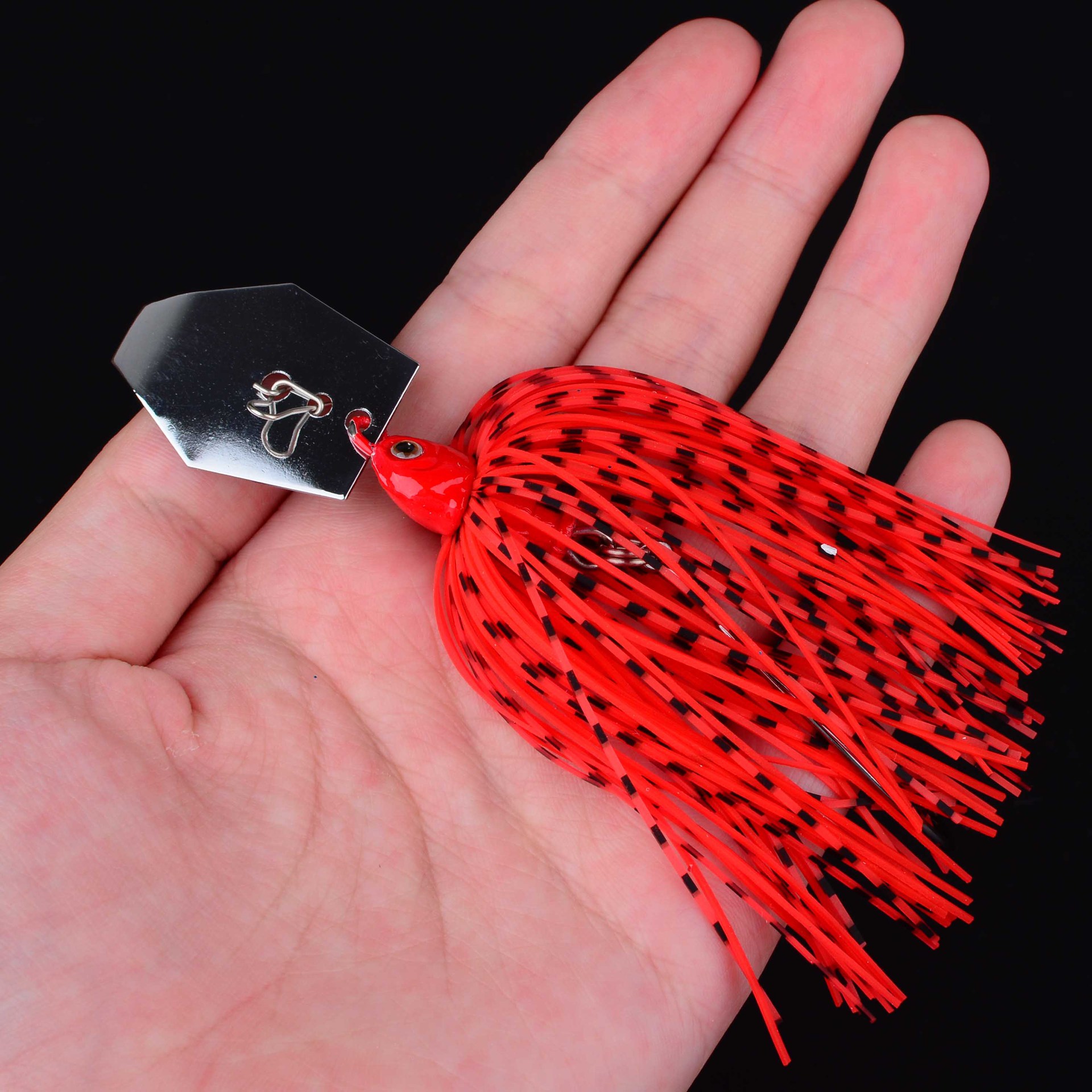 Sunflower Chatter Bait Buzz Lure 9cm 12.5g Anti-Hang Spinner Jig For Bass Fishing thumb 9