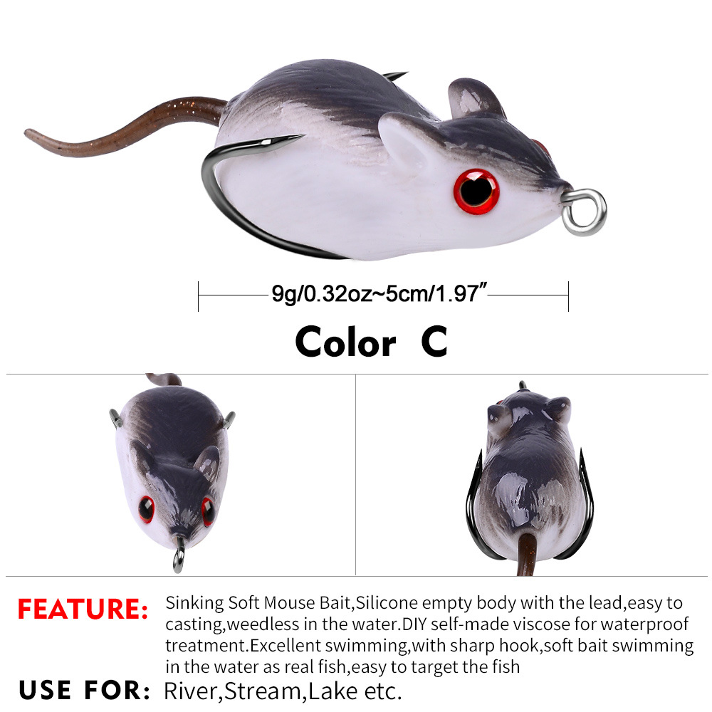 Sunflower Mouse Soft Fishing Lure FR034 thumb 7