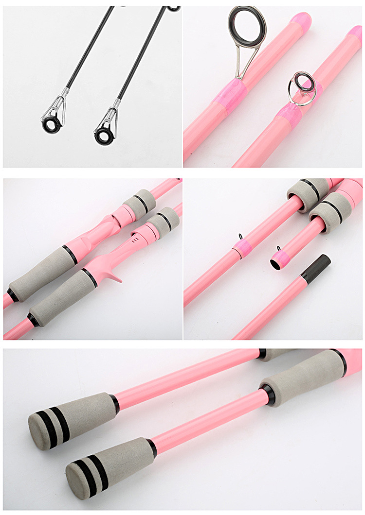 Sunflower 4 Sections Portable Carbon Lure Rod, Travel Fishing Rod 1.8M / 2.1M thumb 7