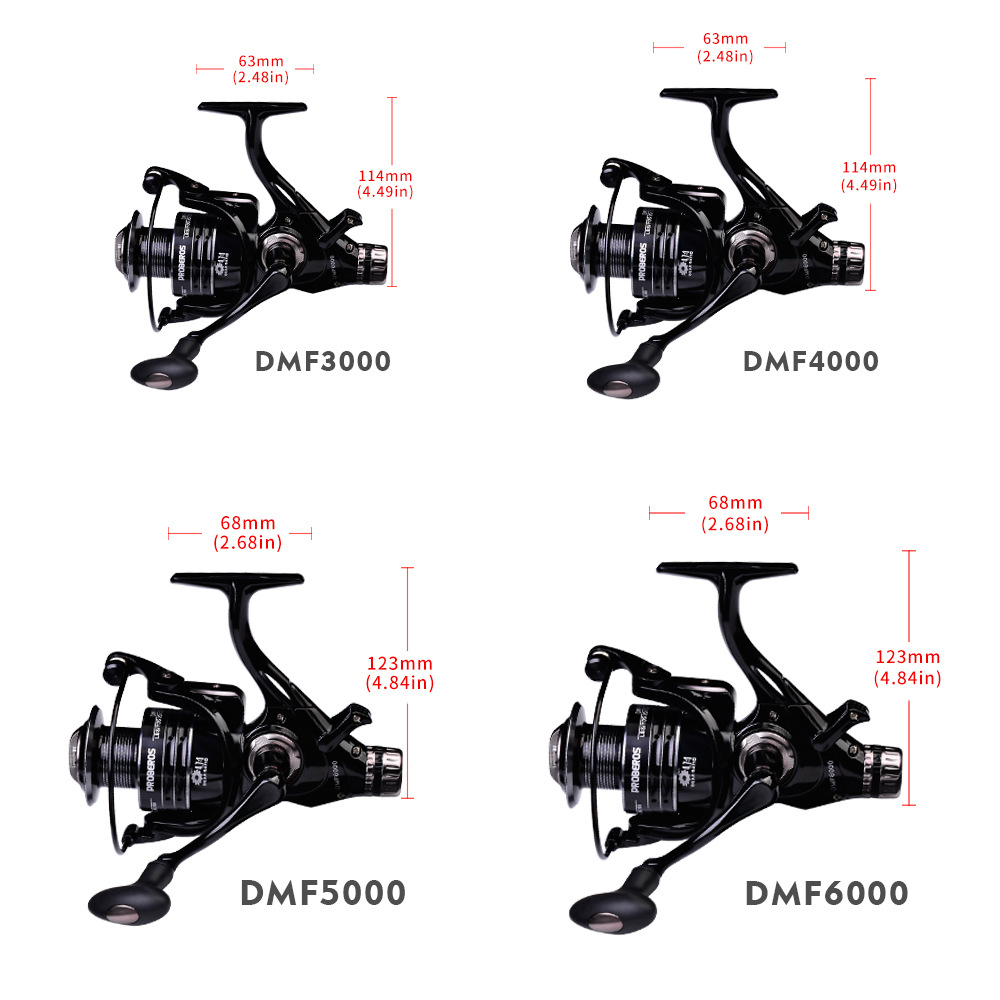 Sunflower DMF Series Metal Spinning Fishing Reel, 3000/4000/5000/6000 Model For Saltwater Lure Fishing thumb 2