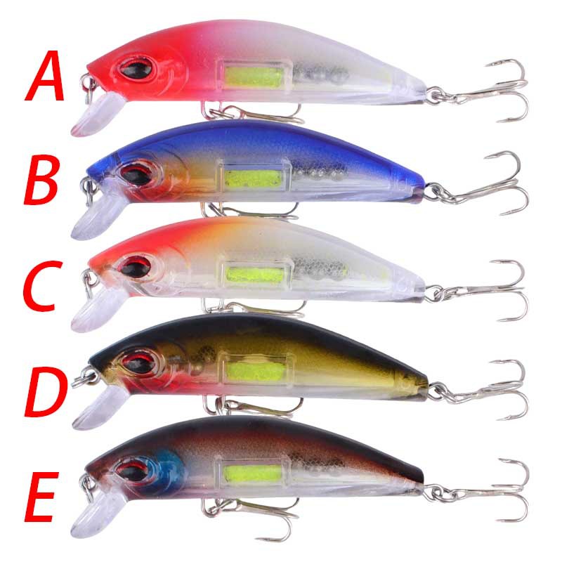 Sunflower Sinking Luminous Minnow Fishing Lures 7.2cm 10.8g Artificial Hard Bait For Bass Trout thumb 3