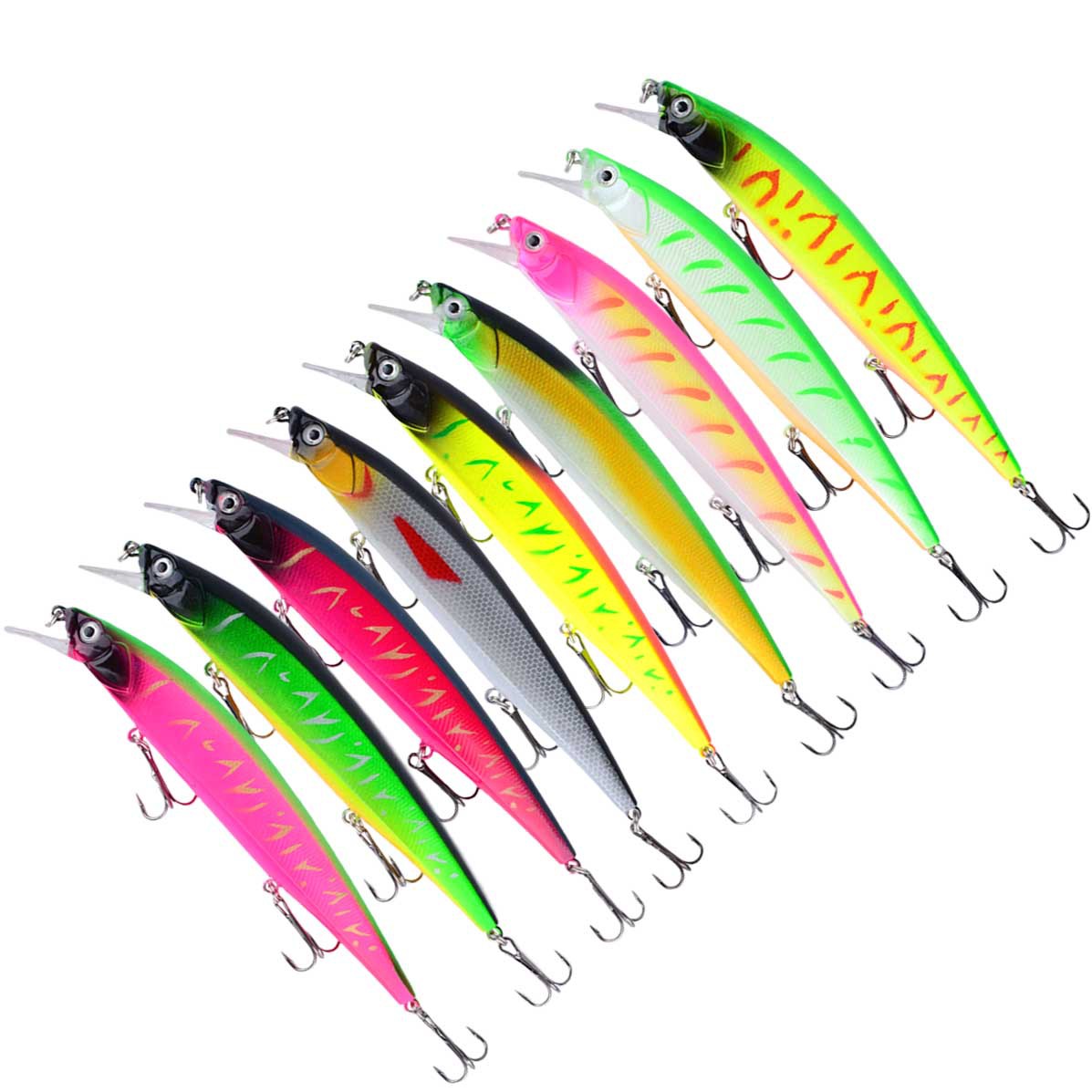 Sunflower Floating Minnow Fishing Lures 14cm 20g Hard Bait For Freshwater Saltwater Fishing thumb 4