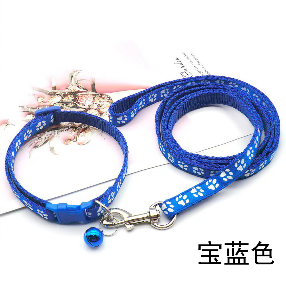 Paw Print Pet Collar & Leash Set thumb 12