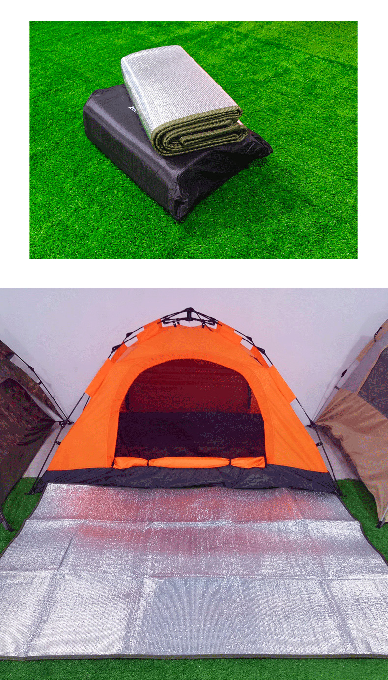 Sunflower 6MM Thick Double-sided Aluminum Foil Camping Mat Moisture Proof Pad thumb 14