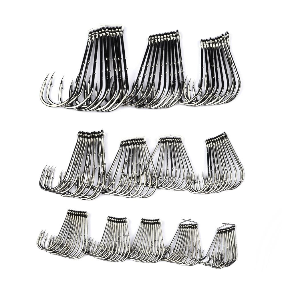 Sunflower 92247X Stainless Steel Barbed Single Fishing Hooks Sea Angling Hooks Sizes 1#-6# & 1/0#-6/0# thumb 1