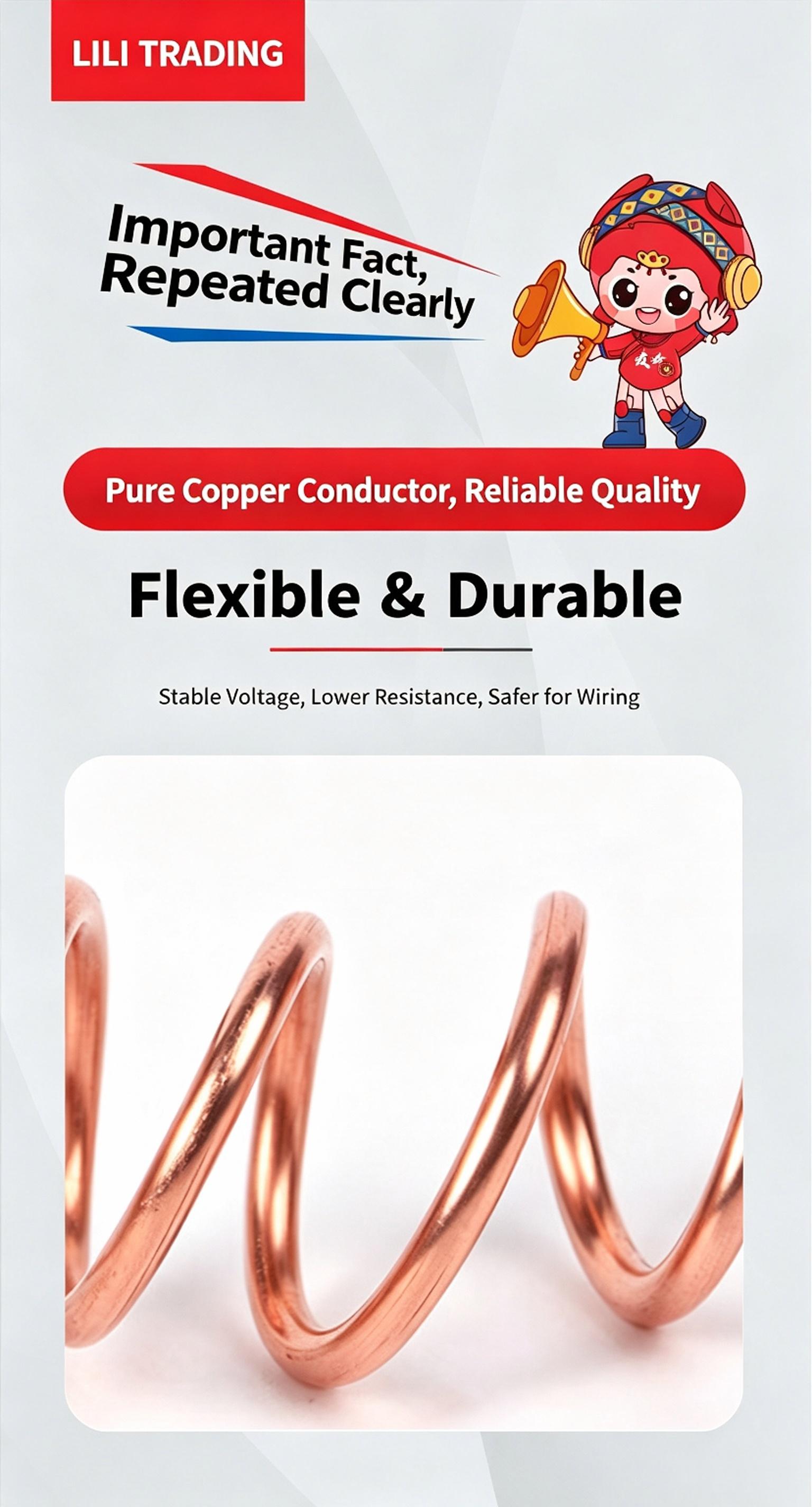 Sunflower THHN Cable, 19 Strands Bare Copper, Nylon Jacket, 600V Building Wire thumb 8