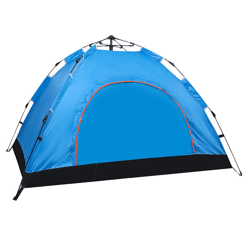 Sunflower Single Layer Automatic Pop Up Camping Tent, 2 Person Instant Setup Outdoor Tent