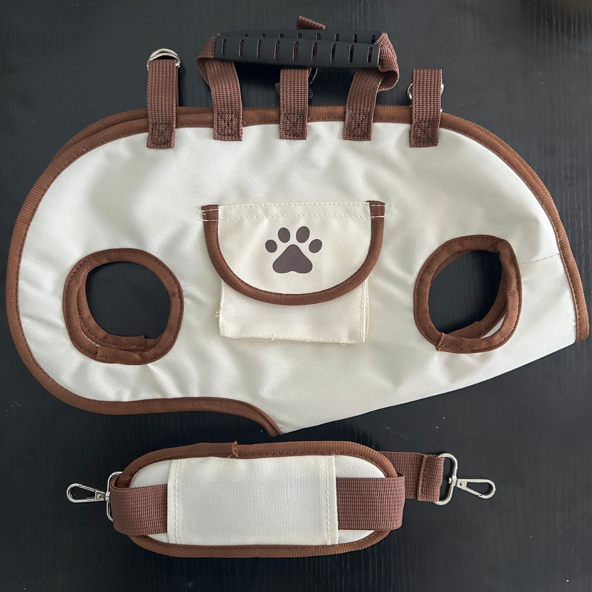 Sunflower Oxford Crossbody Pet Carrier Bag For Small Dogs & Cats thumb 1