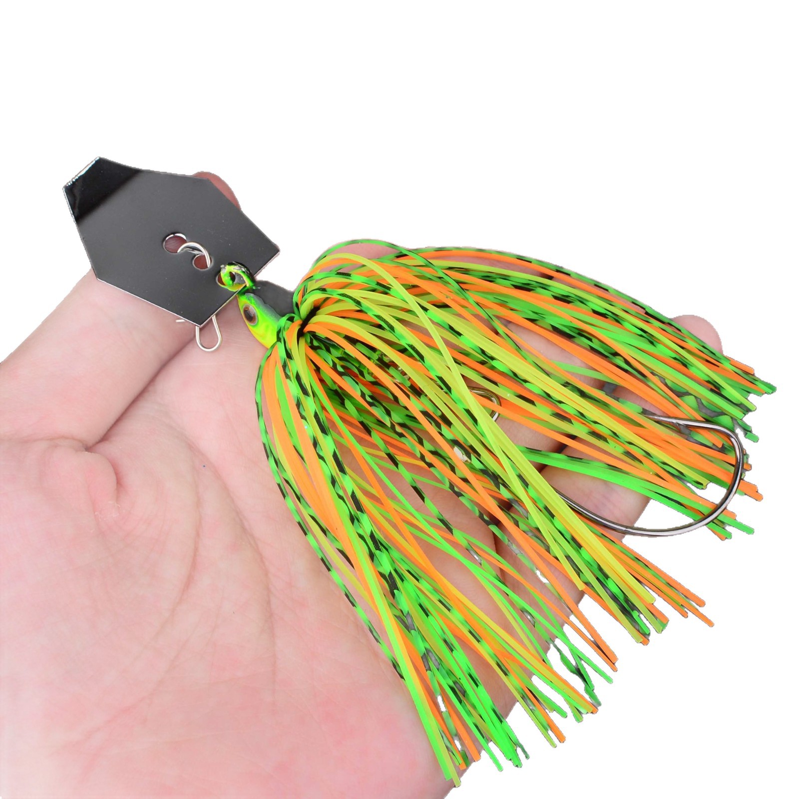 Sunflower Chatter Bait Buzz Lure 9cm 12.5g Anti-Hang Spinner Jig For Bass Fishing thumb 4