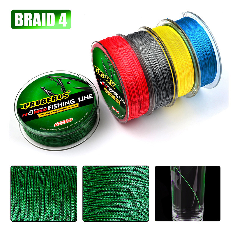 Sunflower 4 Strands Braided PE Fishing Line 100M High Strength Braided Fishing Wire thumb 1