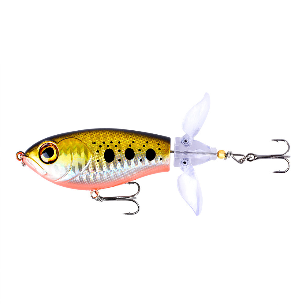 Sunflower Double Propeller Topwater Fishing Lure 9.5cm/19.2g Floating Bait thumb 7