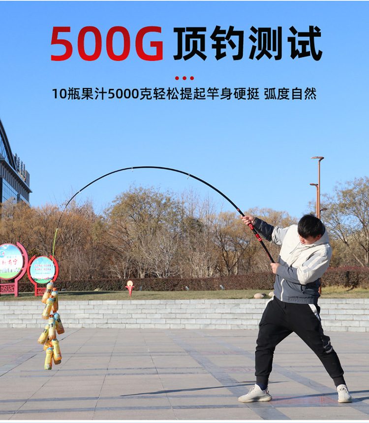 Sunflower 6 Layers Telescopic Sea Rod, Long Cast Spinning Fishing Rod 2.1M-4.2M thumb 37