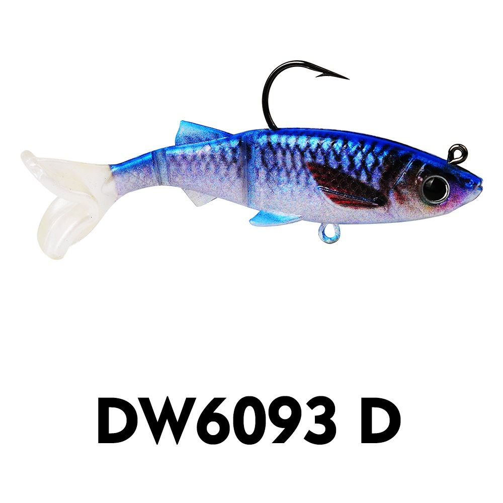 Sunflower Lead Head Soft Swimbait Lure DW6093 Single Hook thumb 7