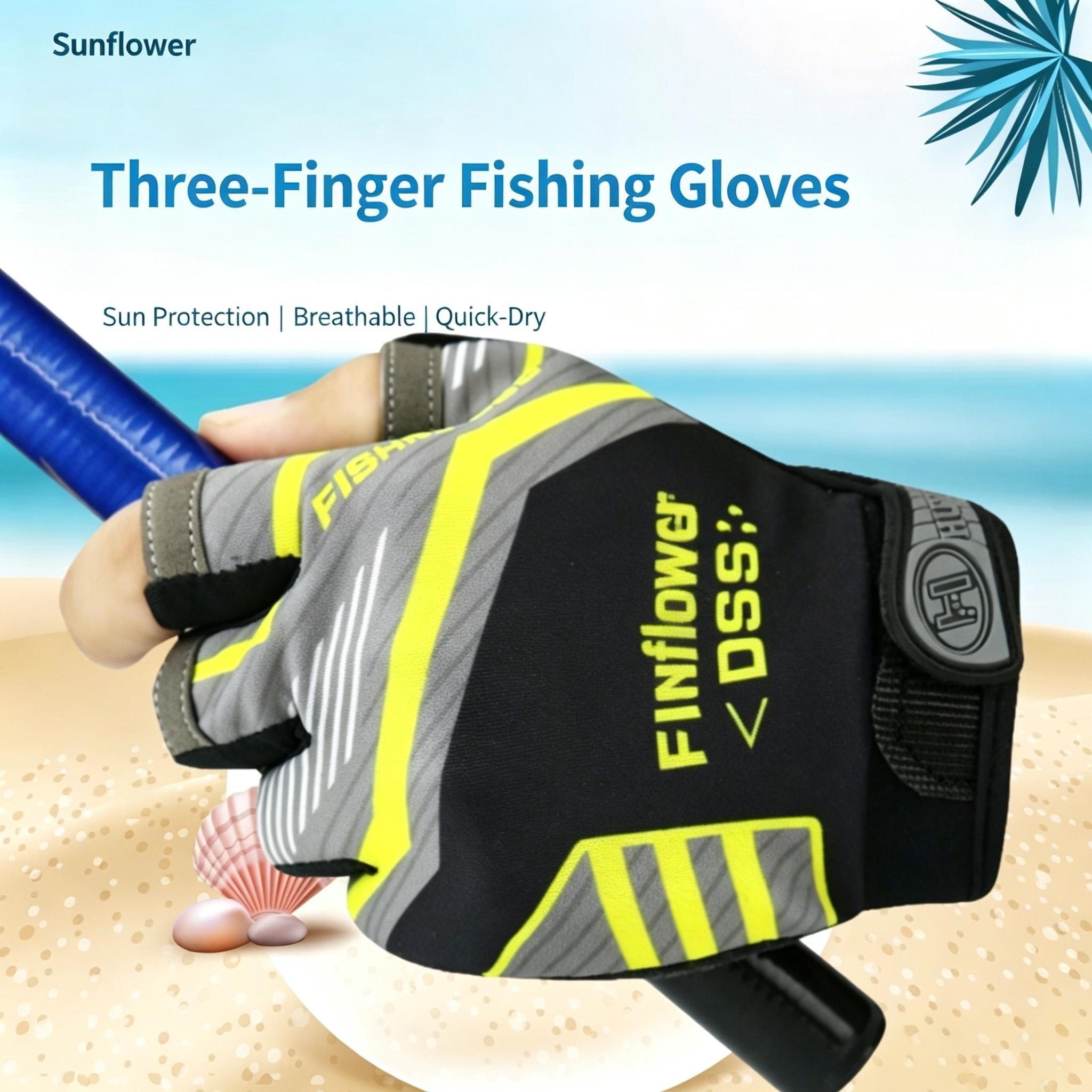 3 Finger Cut Fishing Gloves thumb 4