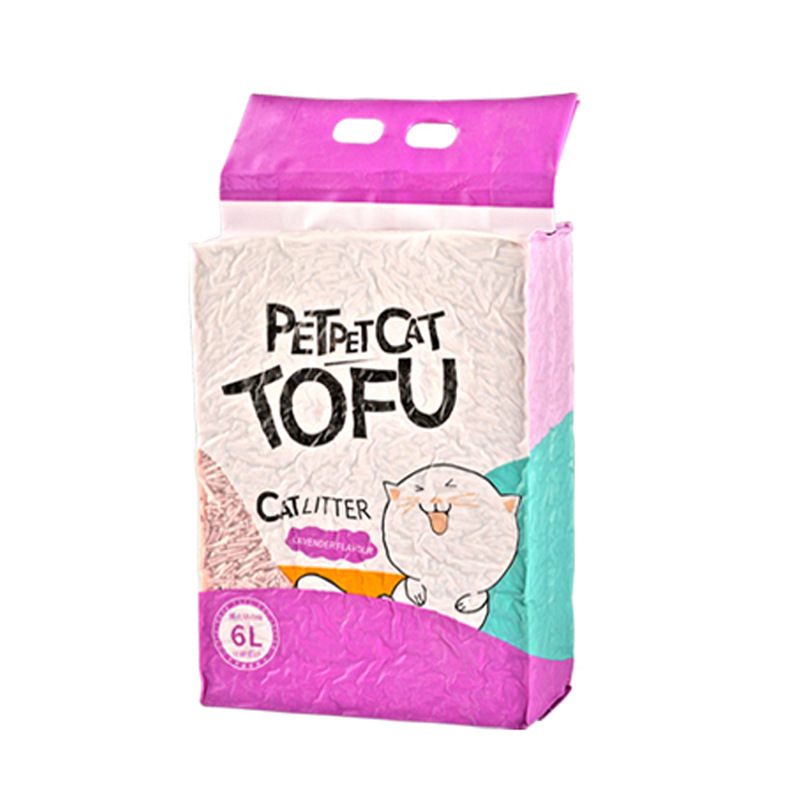 Sunflower Natural Tofu Cat Litter, Flushable Deodorant Low Dust Clumping Plant Cat Sand thumb 4