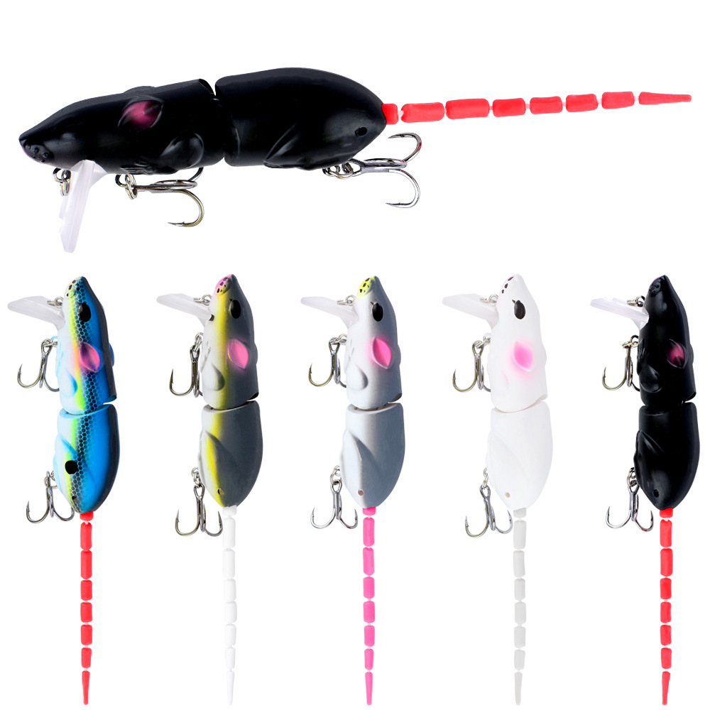 Jointed Mouse Swimbait 8cm 15.5g Hard Fishing Lure For Freshwater Predator Fish