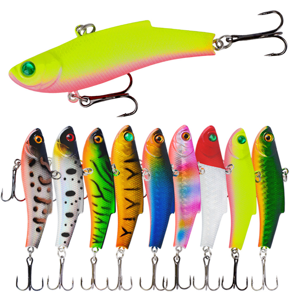 Sunflower Metal Sinking VIB Fishing Lures 7cm 16g Vibrating Hard Bait For Fresh & Salt Water