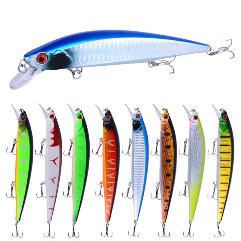 Sunflower Floating Minnow Fishing Lures 14cm 20g Hard Artificial Bait For Bass Culter