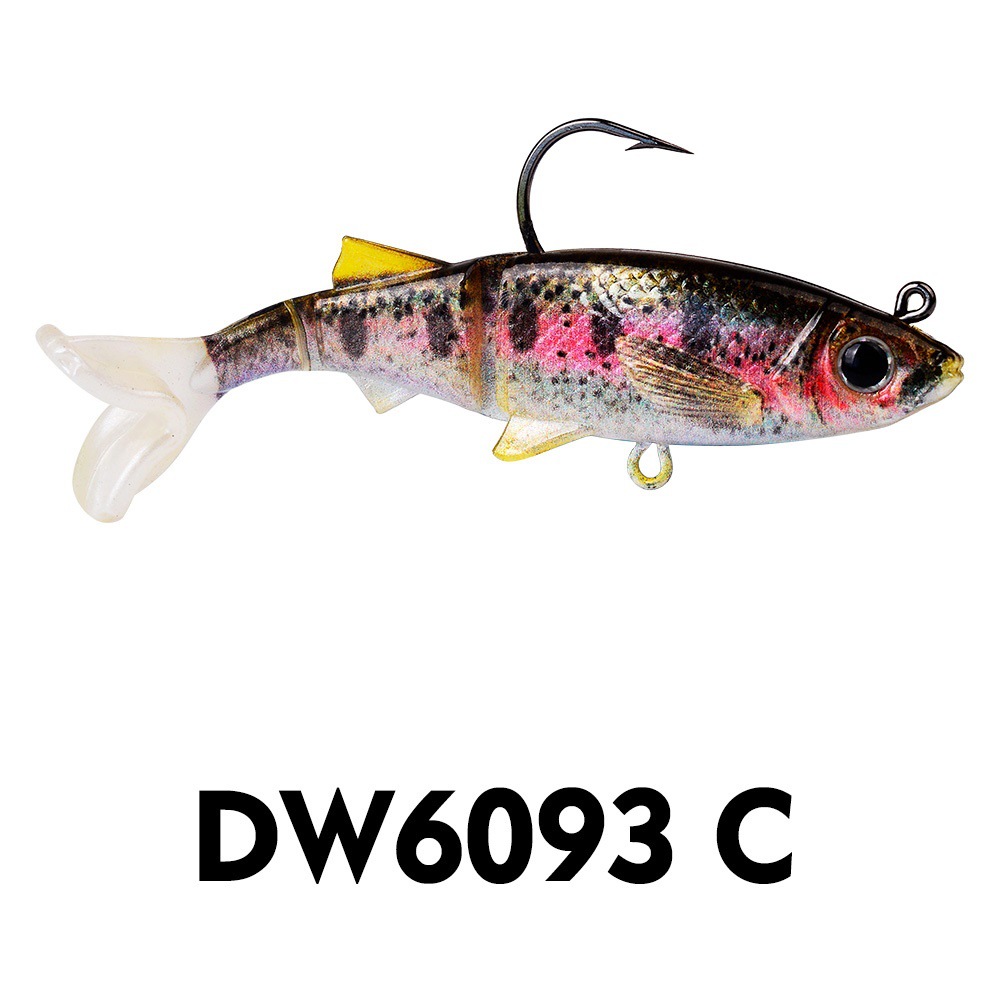 Sunflower Lead Head Soft Swimbait Lure DW6093 Single Hook thumb 6