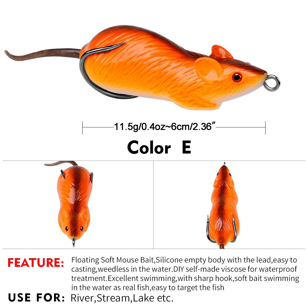 Topwater Mouse Soft Fishing Lure thumb 14